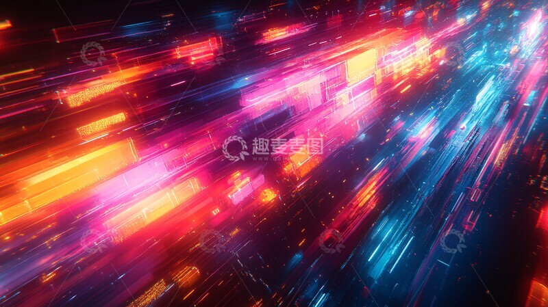 高清大图下载【趣麦麦图】几何线条光影3