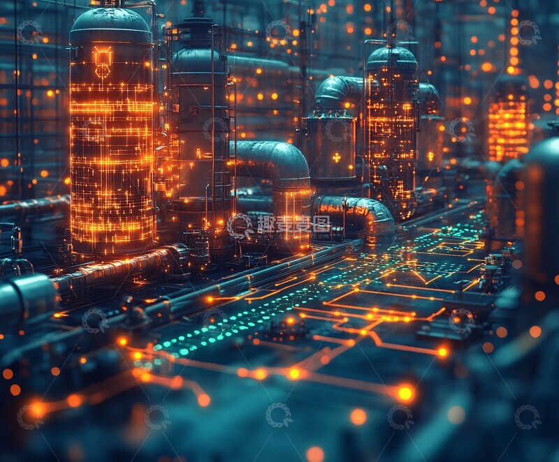 高清大图下载【趣麦麦图】智能工厂设备3