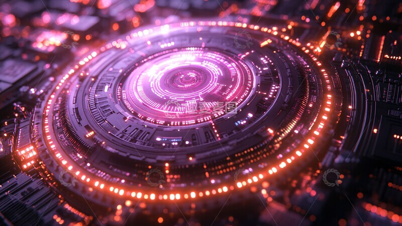 高清大图下载【趣麦麦图】未来科技电路图2