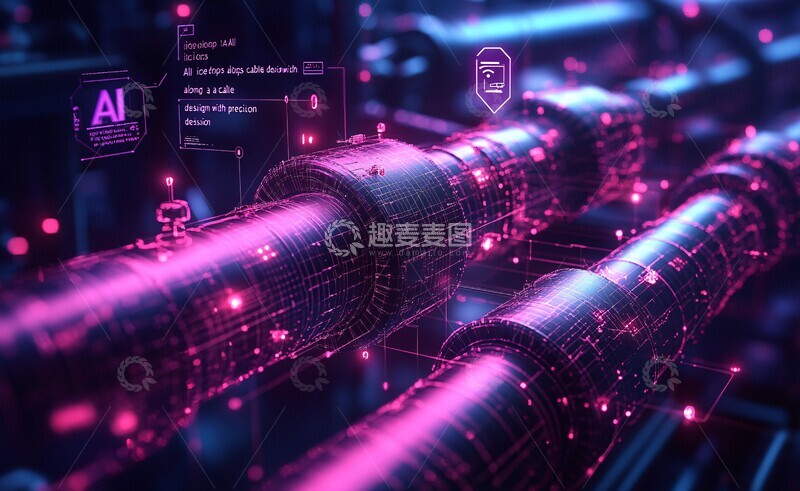 高清大图下载【趣麦麦图】智能管道数据系统2