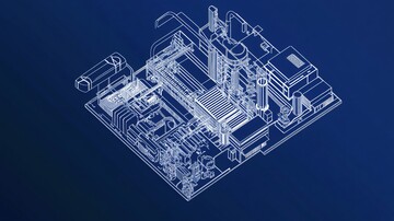 工厂建筑线稿图3