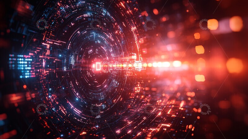 高清大图下载【趣麦麦图】人工智能销售背景3