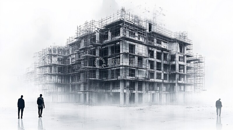 高清大图下载【趣麦麦图】数字建筑工地2
