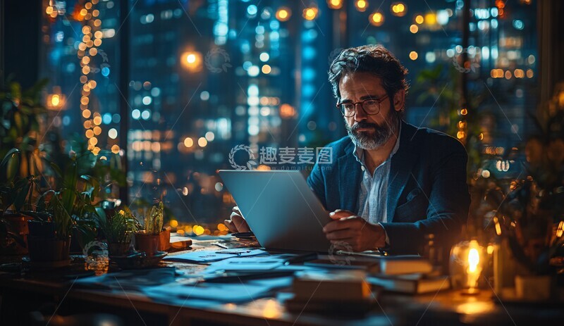 高清大图下载【趣麦麦图】企业数字化工作环境2