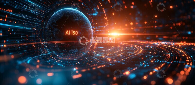 高清大图下载【趣麦麦图】大道环形图大道环形背景3