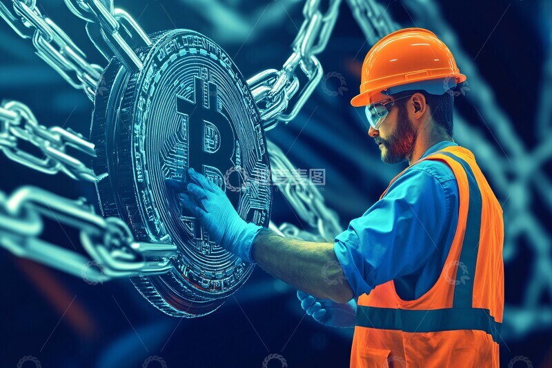 高清大图下载【趣麦麦图】安全课程区块链培训3