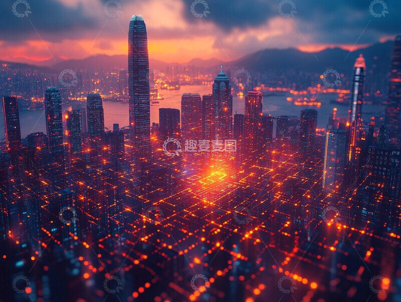 高清大图下载【趣麦麦图】智能技术与区块链2