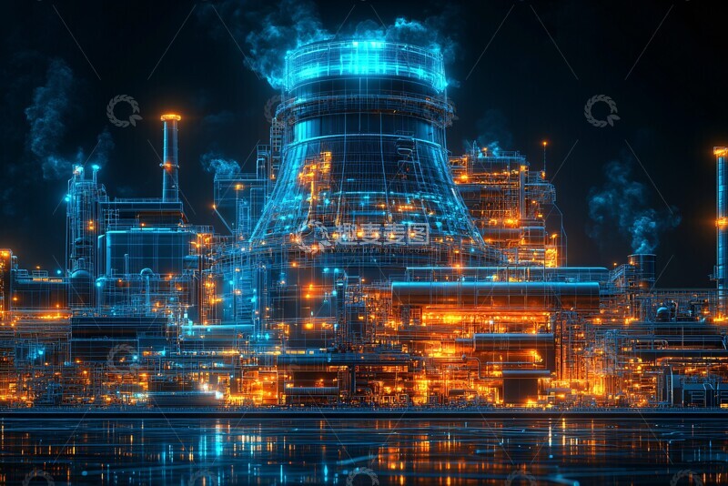 高清大图下载【趣麦麦图】核电厂能量生成图3