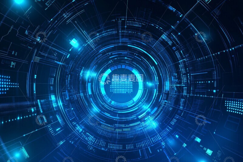 高清大图下载【趣麦麦图】科技背景纹理2