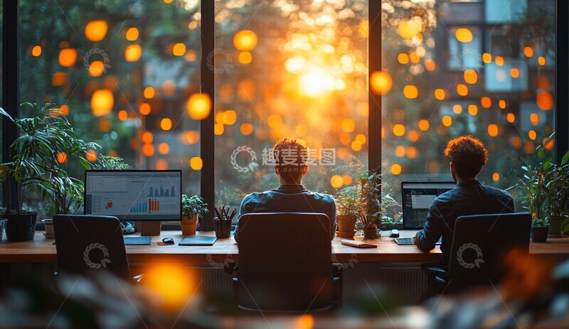 高清大图下载【趣麦麦图】企业数字化工作环境3