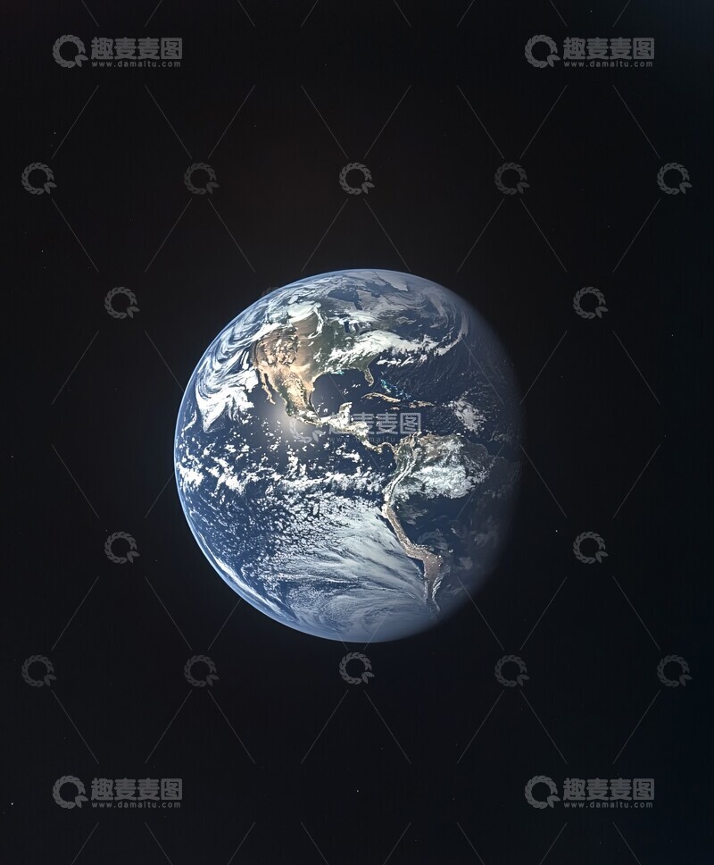 高清大图下载【趣麦麦图】地球轨道实景图2