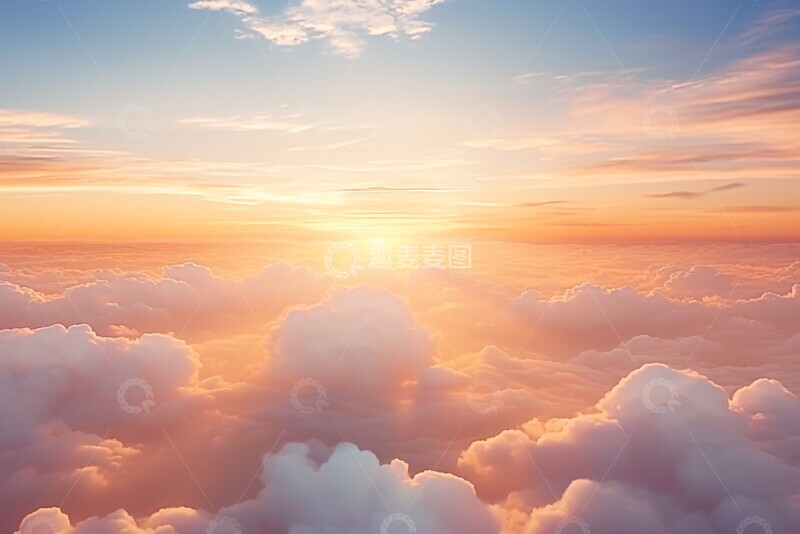 高清大图下载【趣麦麦图】日出云海全景3