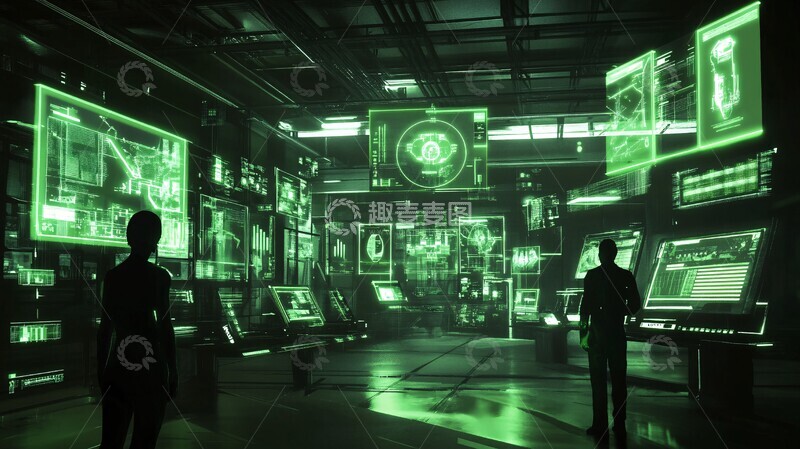 高清大图下载【趣麦麦图】虚拟工厂界面1