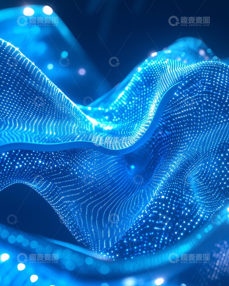 高清大图下载【趣麦麦图】蓝光科技背景3