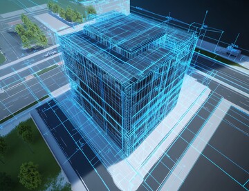 办公楼扫描网格图2