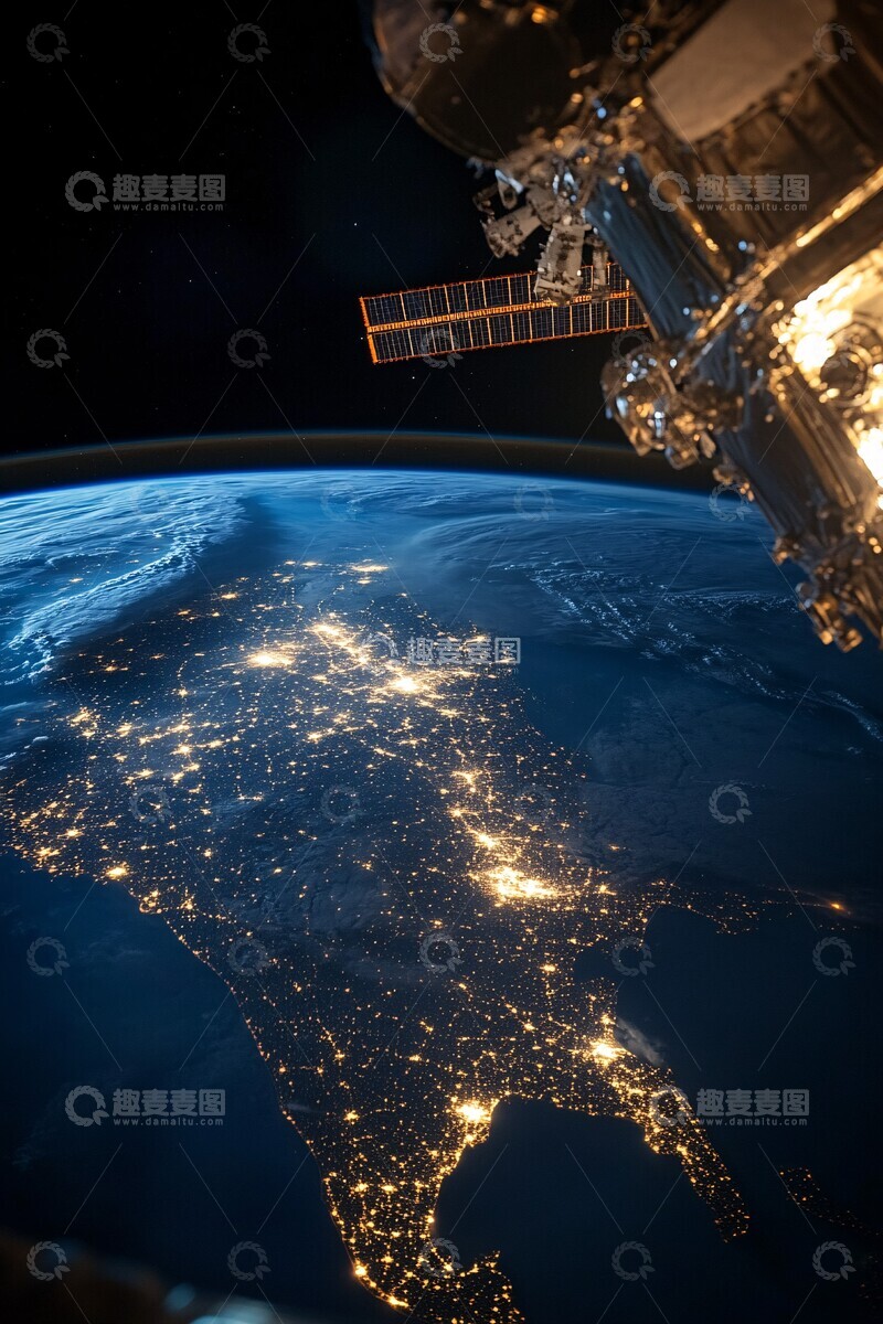 高清大图下载【趣麦麦图】地球太空摄影1