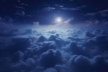 夜空云海夜空云海蓝天3