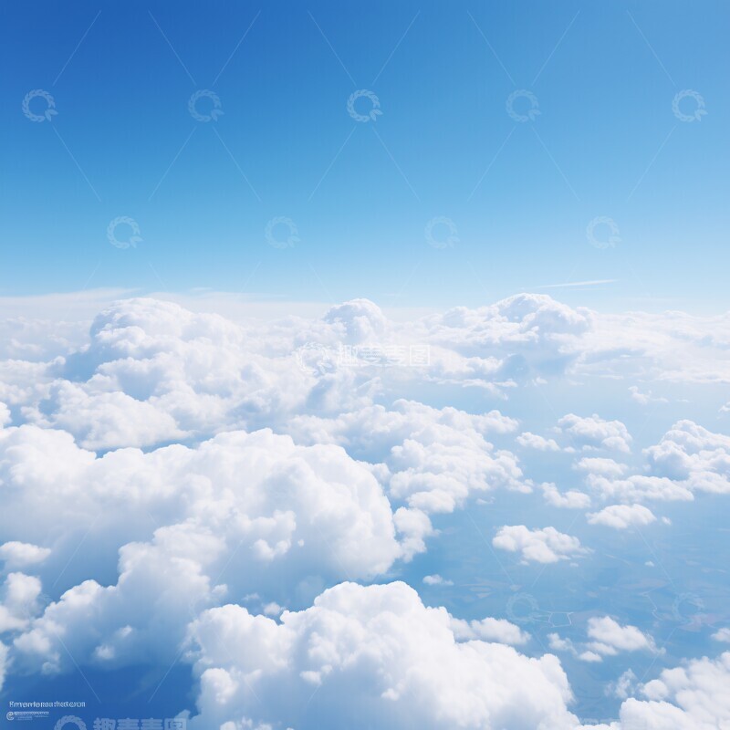 高清大图下载【趣麦麦图】蓝天白云全景图3
