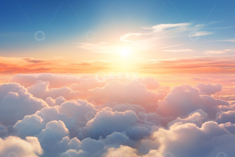 高清大图下载【趣麦麦图】日出云海全景2