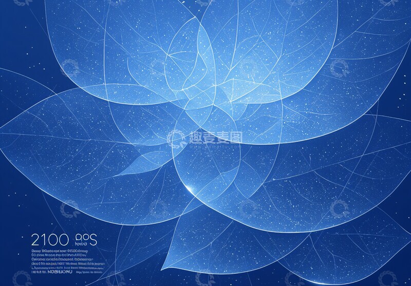 高清大图下载【趣麦麦图】霜叶露珠线绘图3