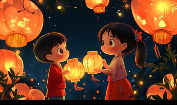 儿童观灯儿童节日灯笼2