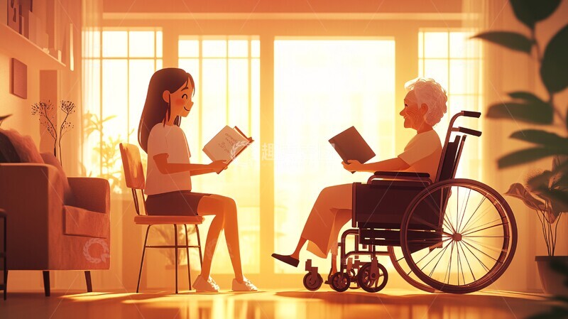 高清大图下载【趣麦麦图】阳光下的对话2