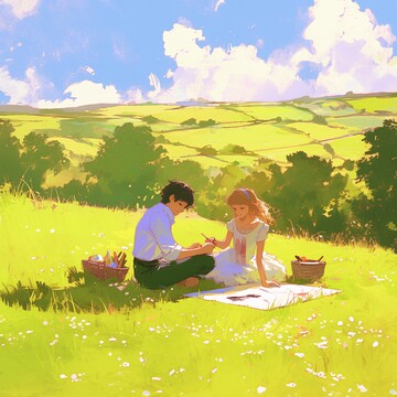 阳光下的绘画时光3