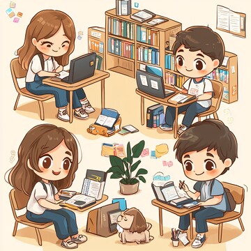 学生使用学习资源2