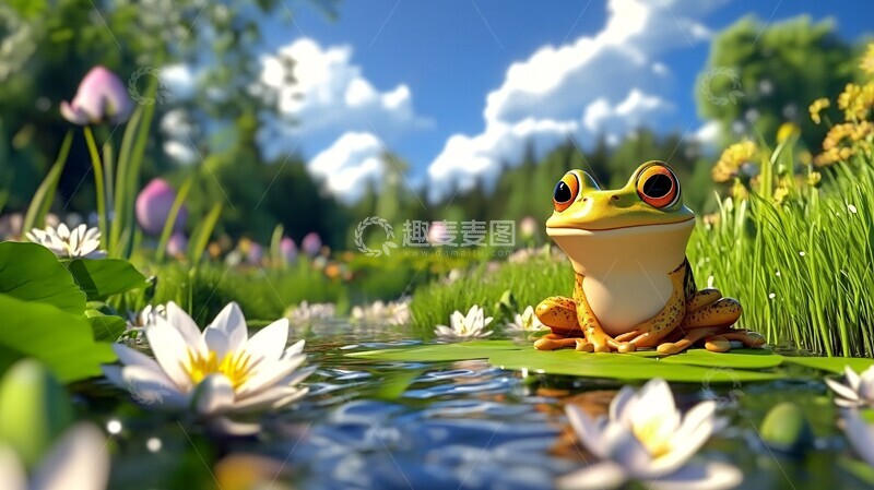 高清大图下载【趣麦麦图】夏日森林小景3