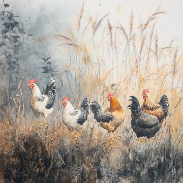 谷雨春雨润粟鸡田3