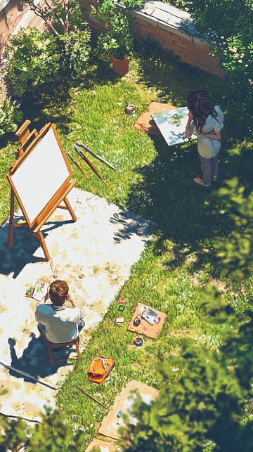 画家画模特场景1