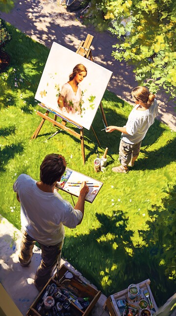 画家画模特场景2