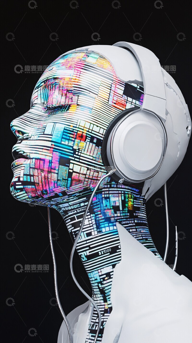 高清大图下载【趣麦麦图】彩色数码人形3