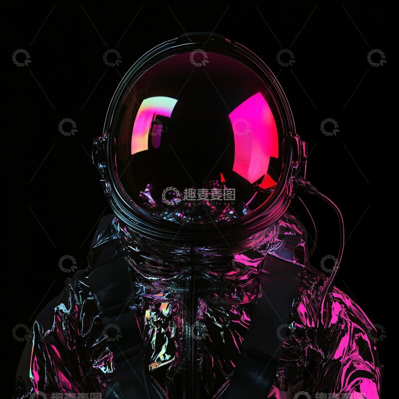 高清大图下载【趣麦麦图】金属宇航服金属宇航服空间3