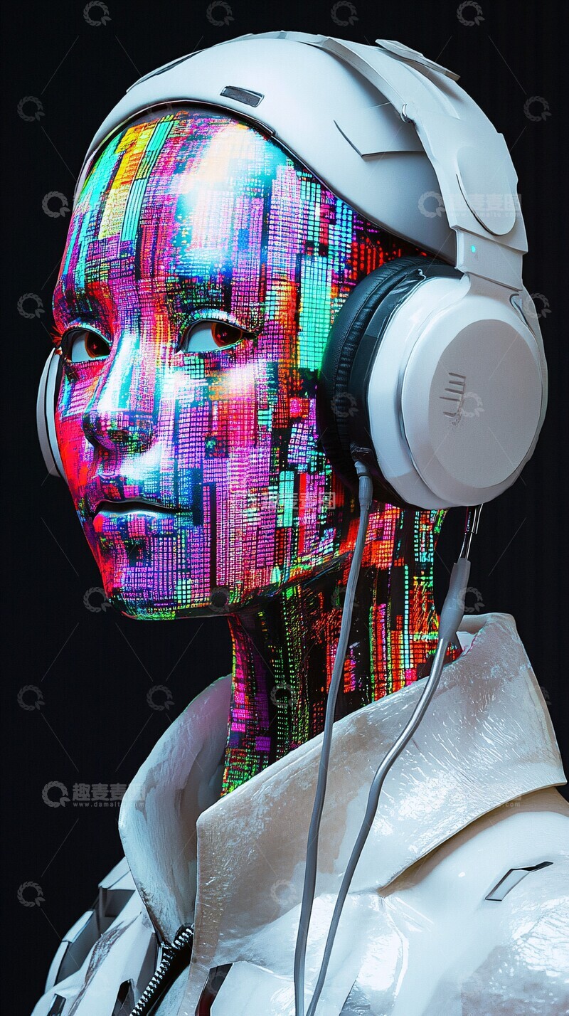 高清大图下载【趣麦麦图】彩色数码人形2