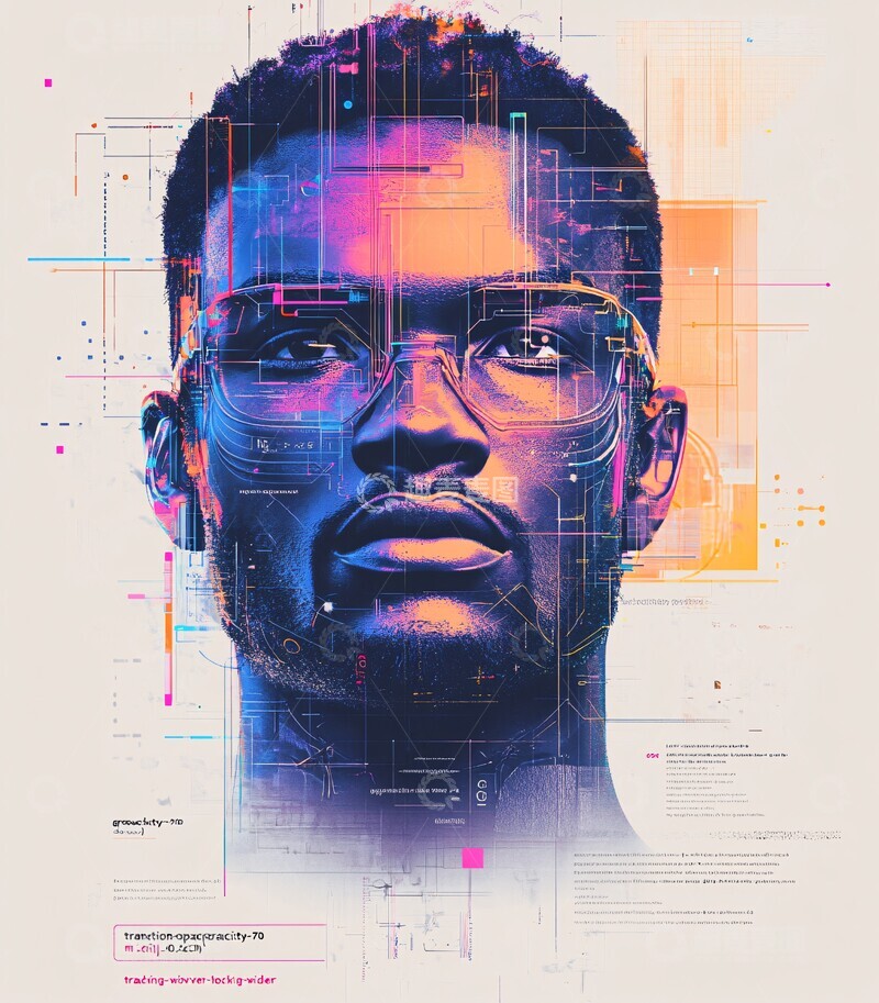 高清大图下载【趣麦麦图】人形全息肖像3