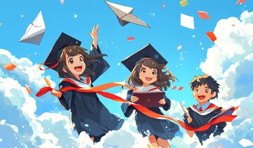 毕业典礼云端飞翔3