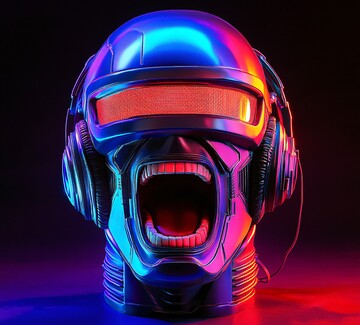 机械头戴耳机怒吼2