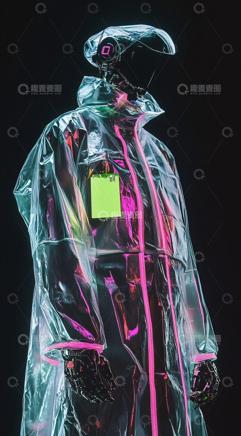 高清大图下载【趣麦麦图】虚拟现实机械外套3