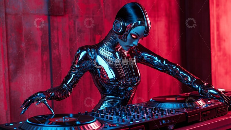 高清大图下载【趣麦麦图】女全息未来造型2