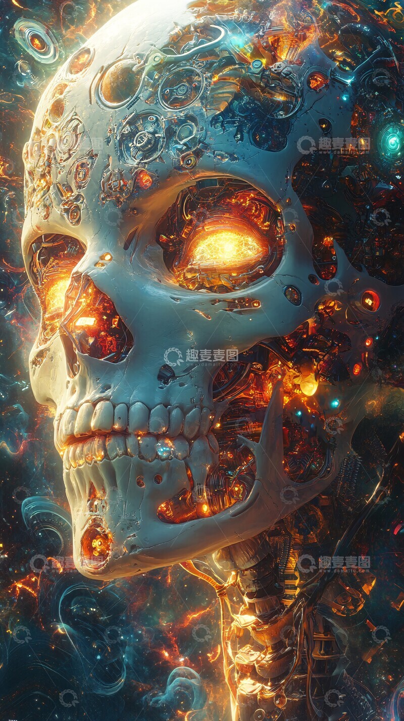 高清大图下载【趣麦麦图】未来机械生命体3