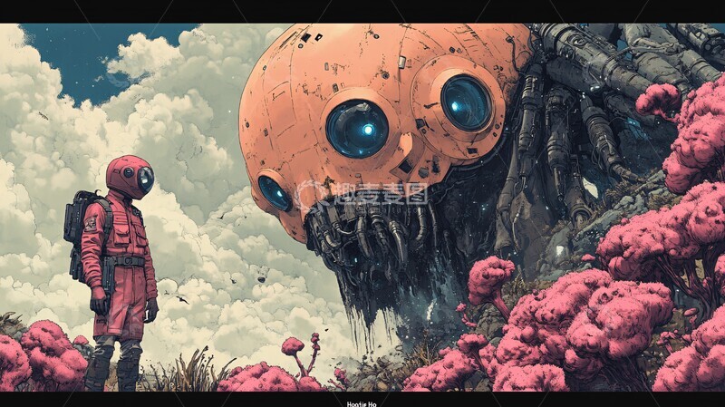 高清大图下载【趣麦麦图】火箭头呼呼火箭呼呼赛博2