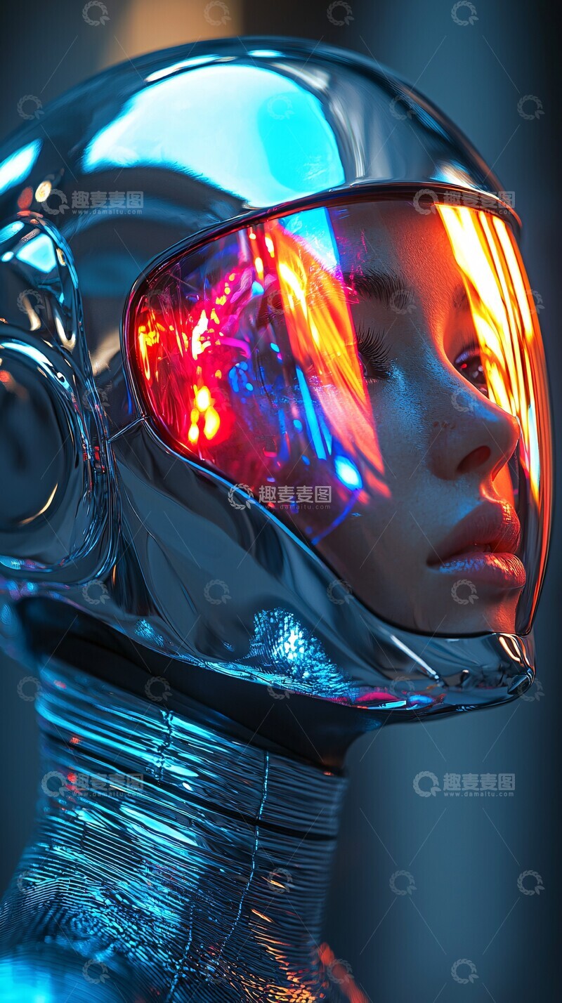 高清大图下载【趣麦麦图】外星人机器人科幻照3