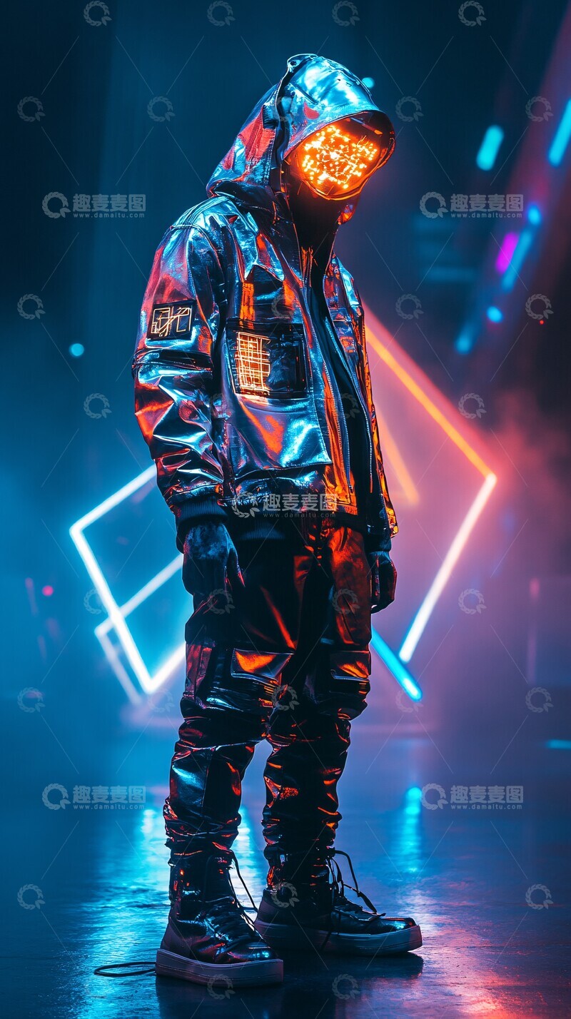 高清大图下载【趣麦麦图】未来舞台表演2