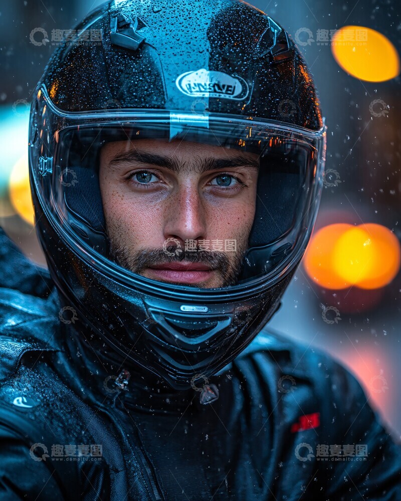 高清大图下载【趣麦麦图】骑行服与头盔1