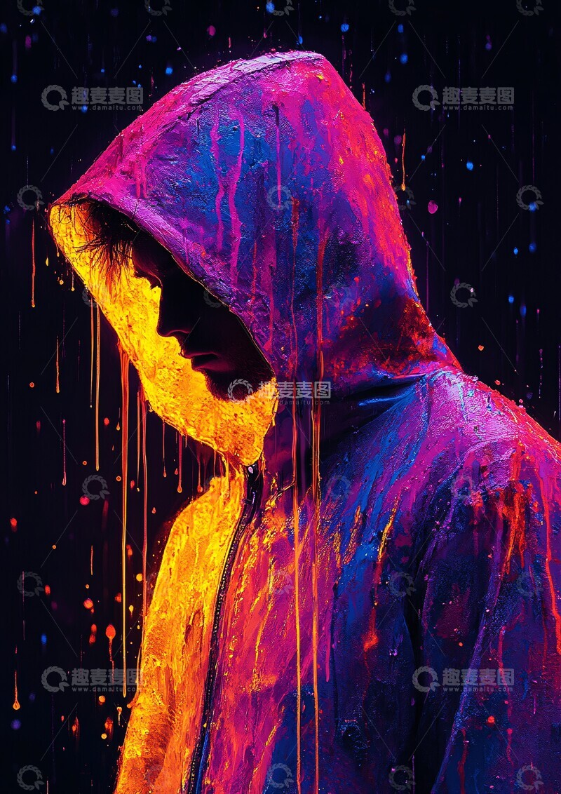 高清大图下载【趣麦麦图】电光酸幻穿戴3