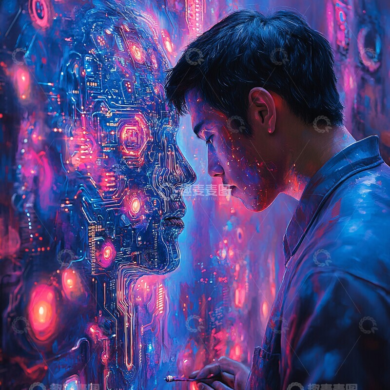高清大图下载【趣麦麦图】人类融合人类融合机器3
