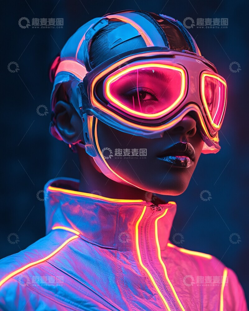 高清大图下载【趣麦麦图】先锋时尚宇航员