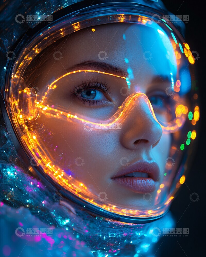 高清大图下载【趣麦麦图】先锋时尚宇航员3