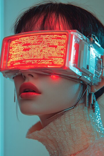 电子头电脑面罩1